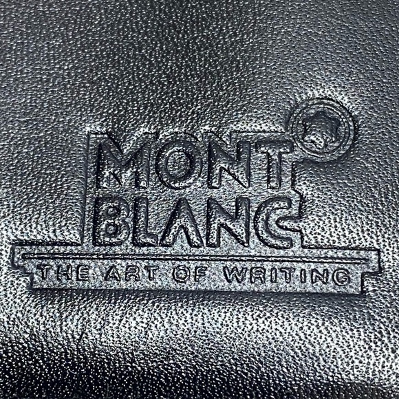 Montblanc Men's Meisterstück Leather Compact Trifold Key Card Coin Wallet NWOT - Picture 13 of 14